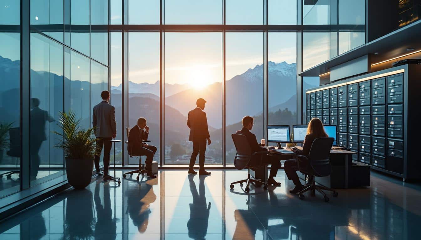 Illustration: Découvrir le secteur bancaire suisse et ses principales zones d’activité