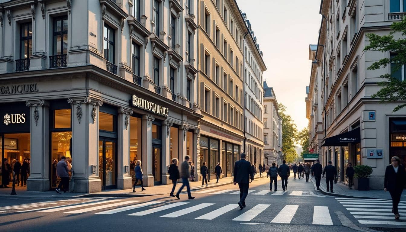 Illustration: Les acteurs incontournables de la banque en Suisse : un panorama complet